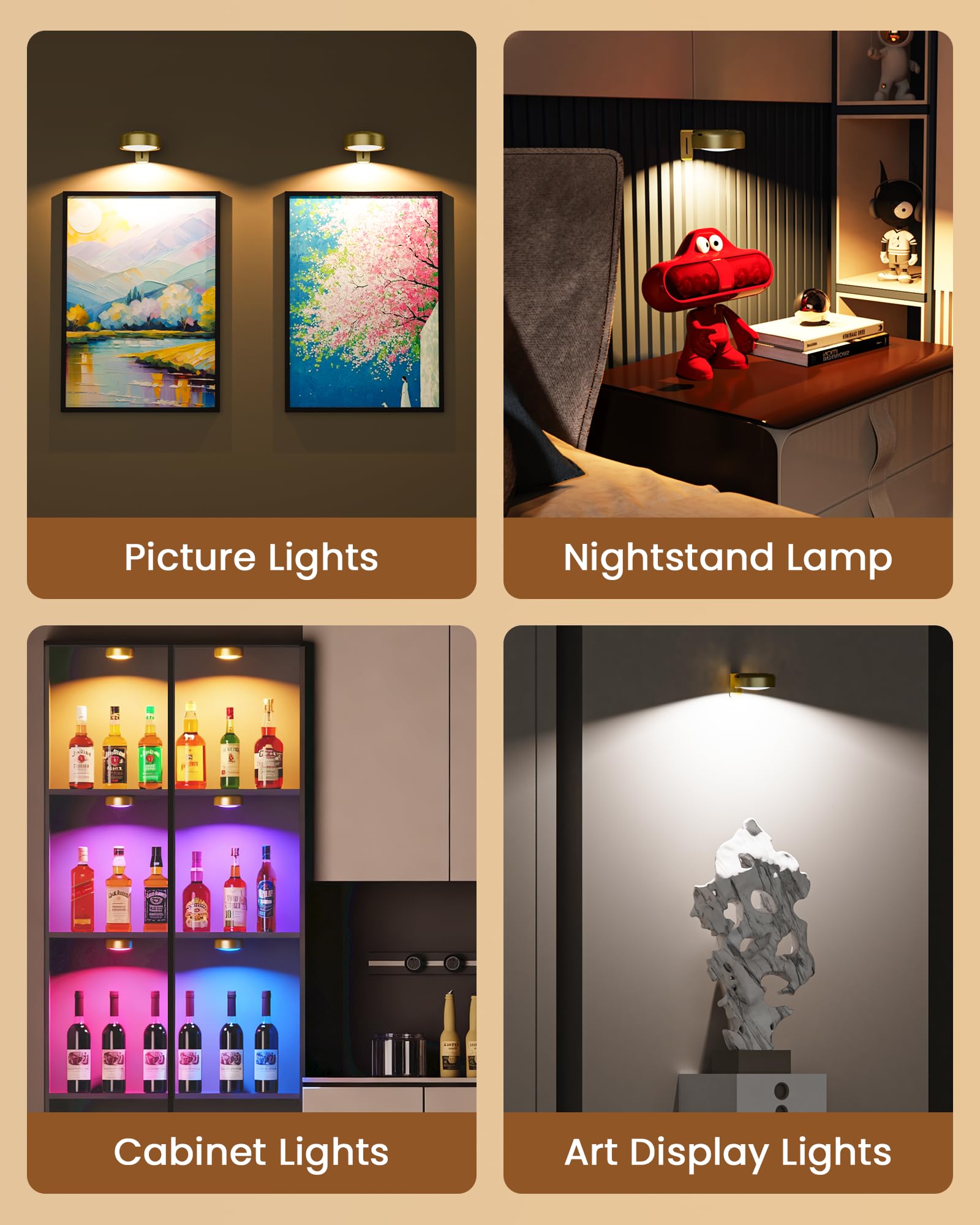 ERMTCTS light offers RGB color options for mood shifts in galleries