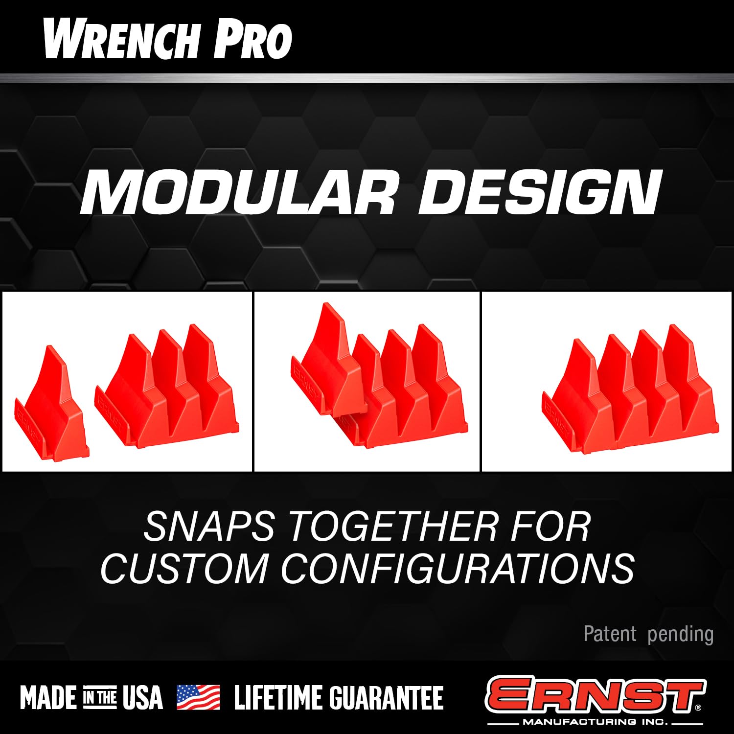 Ernst Manufacturing Wrench Pro compact design maximizes drawer space.
