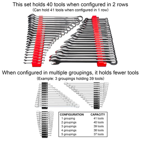 Ernst Manufacturing Wrench Pro included labels simplify size identification in seconds.