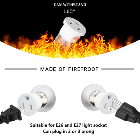 erquil outlet adapter showing 125V 10A capability for high-power devices