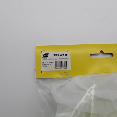 ESAB Sentinel A60 amber front cover lens 2-pack for easy replacement.