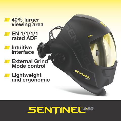 ESAB Sentinel A60 four arc sensors provide responsive protection