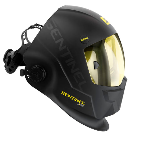 ESAB Sentinel A60 large viewing area improves puddle visibility