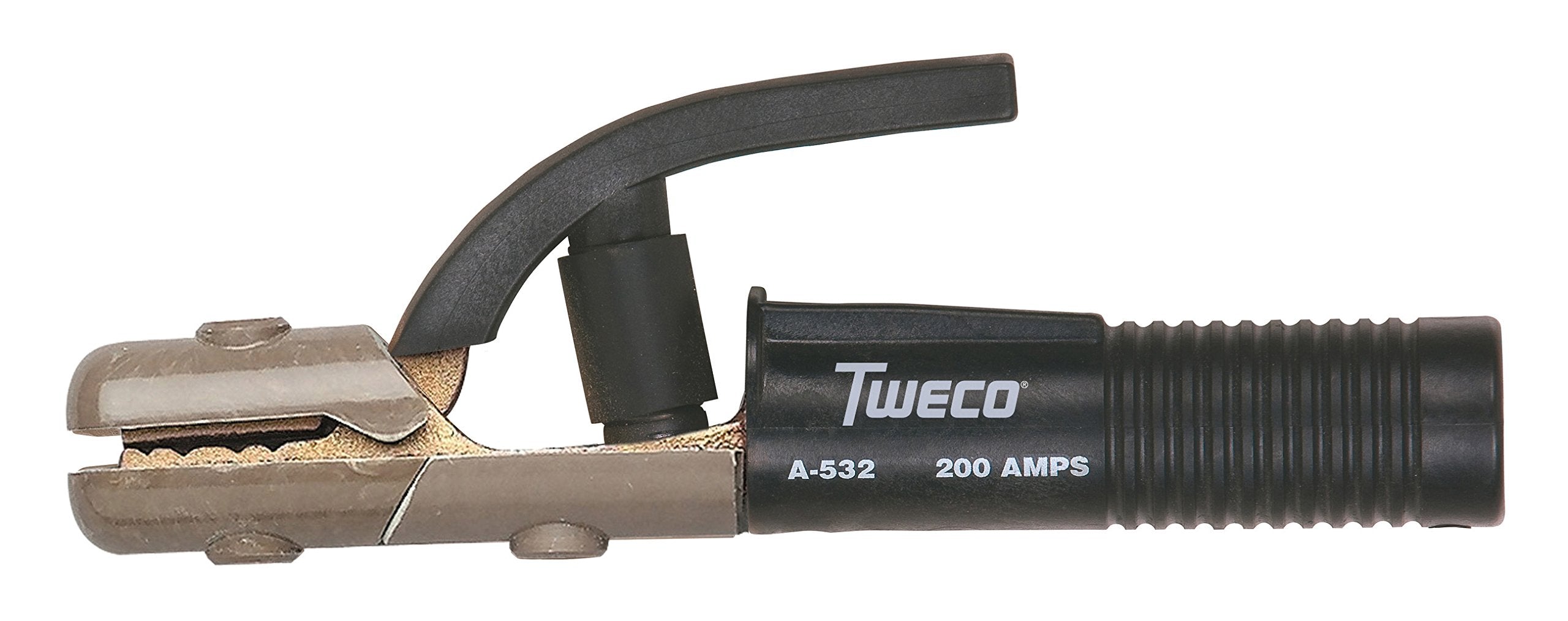 ESAB Tweco 91101109 A532MC electrode holder with copper alloy for reliable 2/0 welding connections