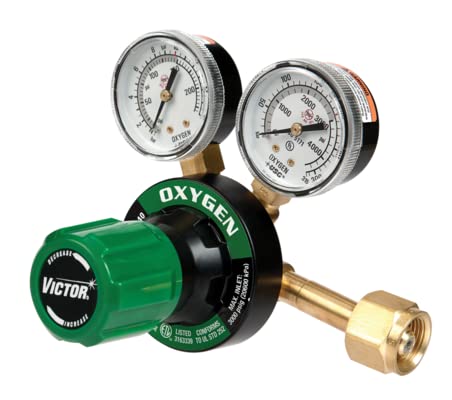 ESAB Victor G250 oxygen regulator delivering stable pressure for cleaner cuts