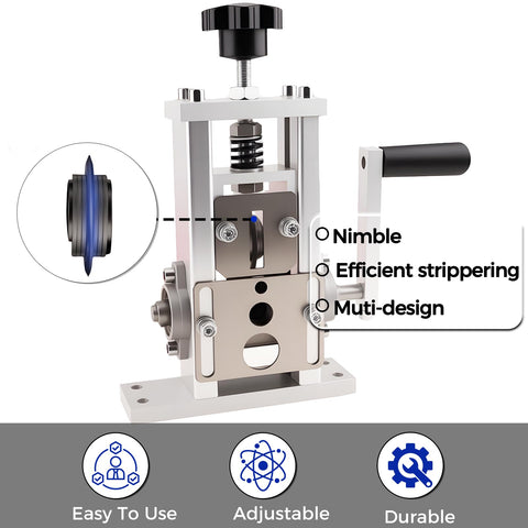 Esakoya wire stripper machine durable metal construction for long use