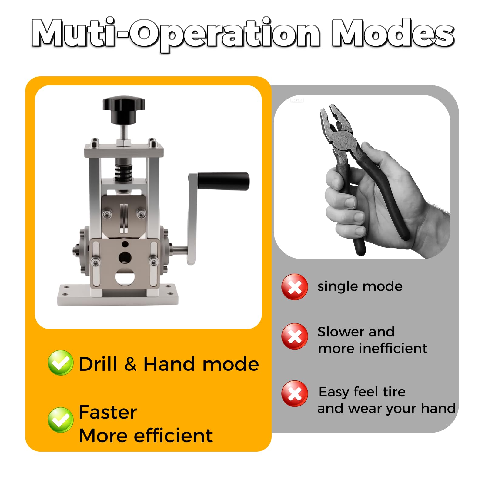 Esakoya wire stripper machine with precision calibration protects wire cores