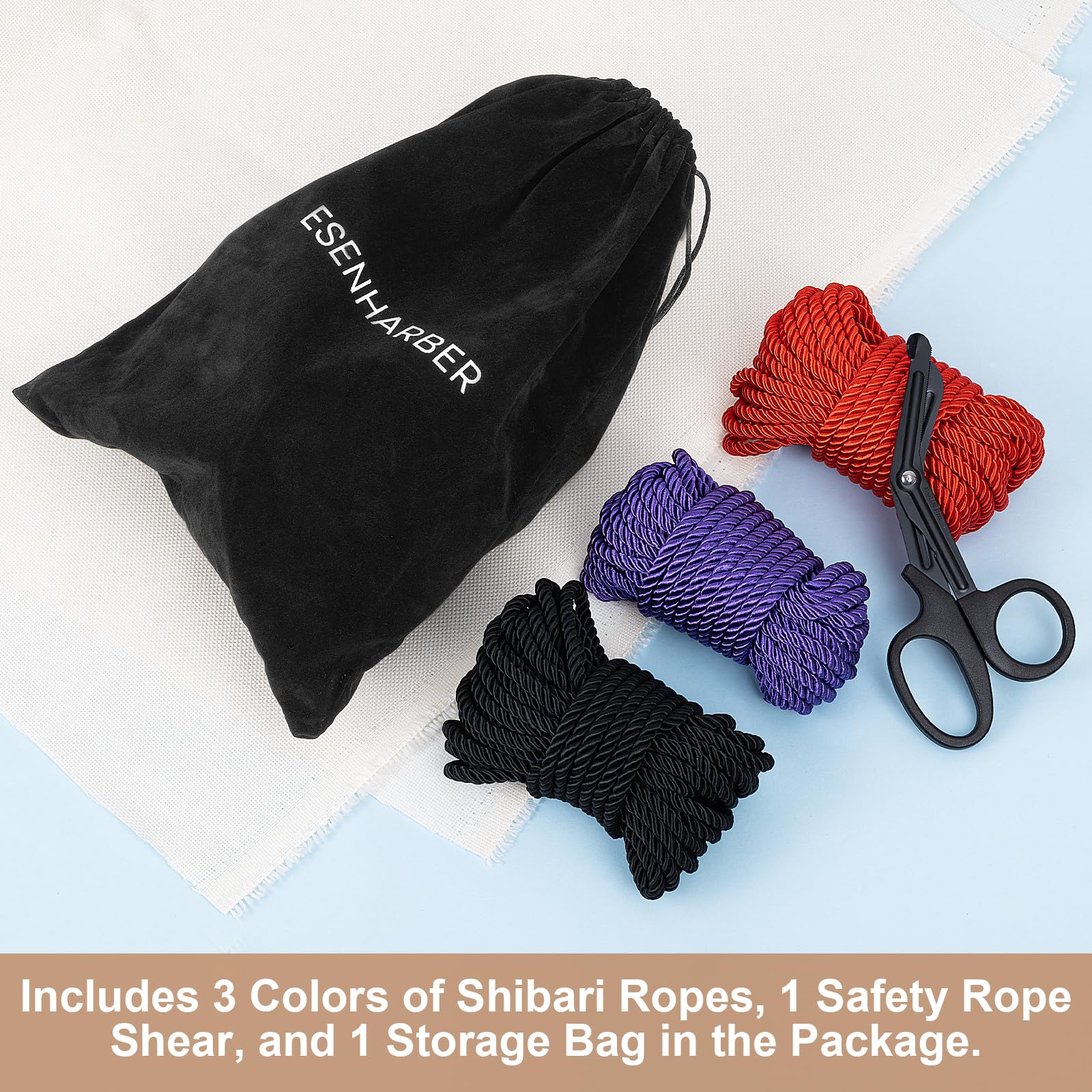 ESENHARBER rope patterns demos showing beginner-friendly knot ideas