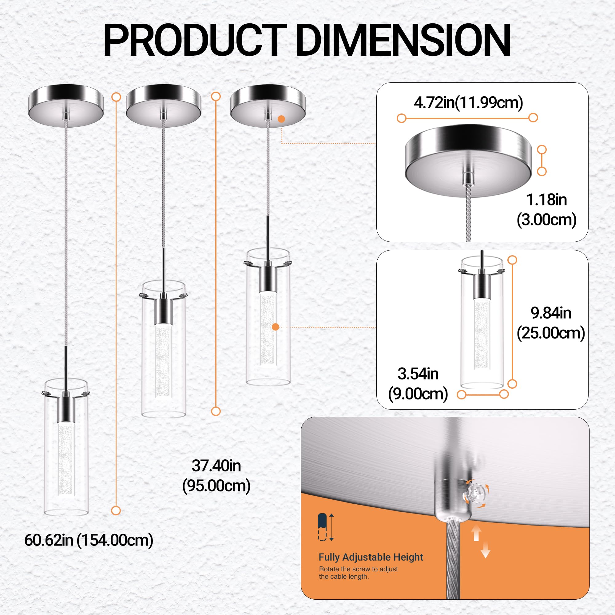 Three-step installation guide makes setup straightforward.