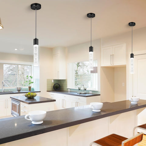 Esfos 154-diameter pendant preserves a slim silhouette for tight spaces.