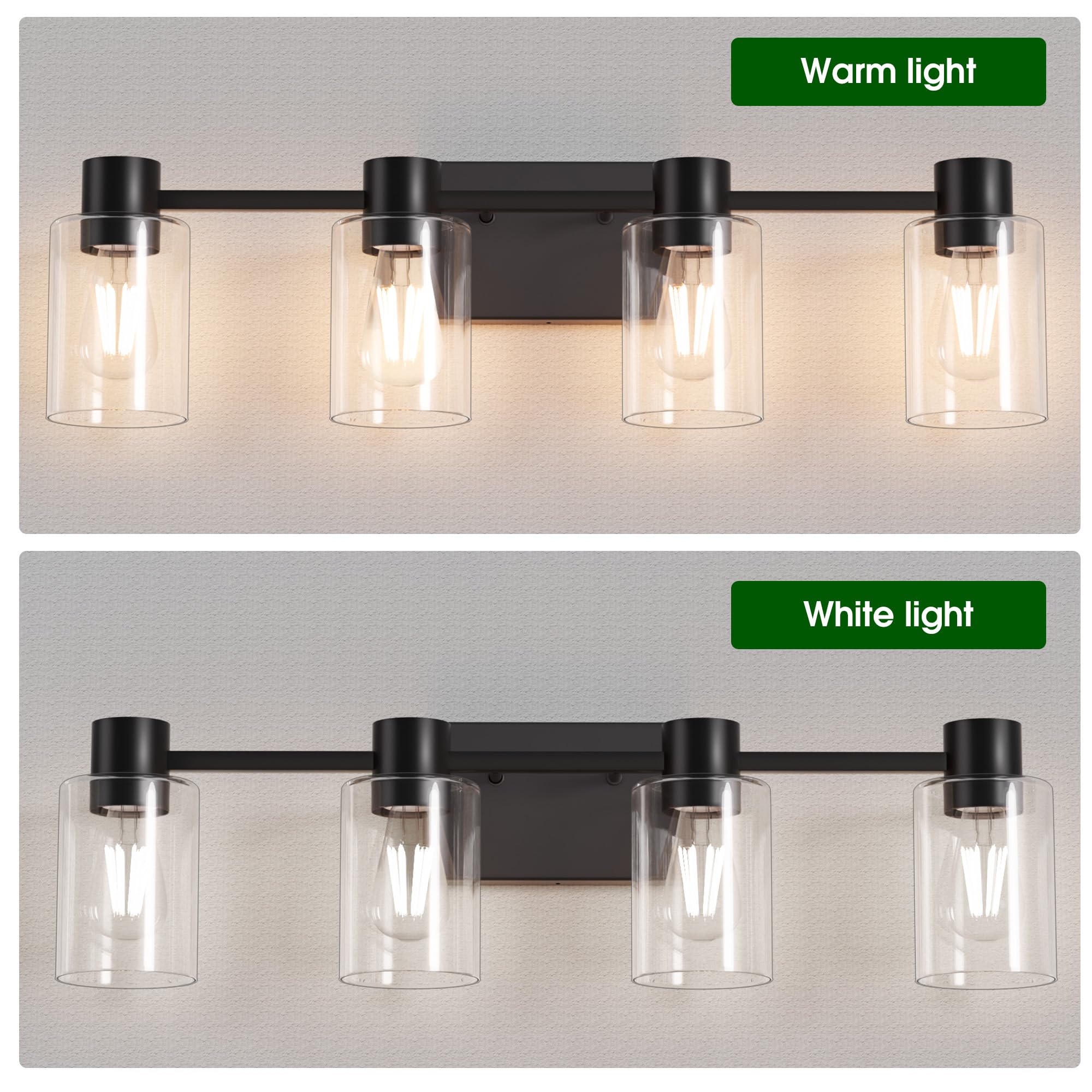 Esfos reversible mounting design for versatile wall placement.