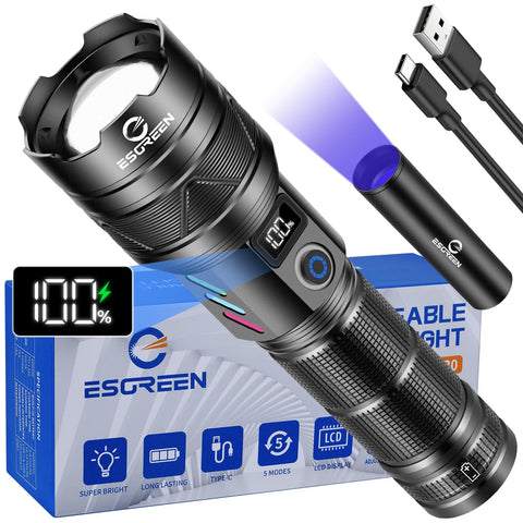 Esgreen ED0330 front view shows compact rugged design for handheld use.