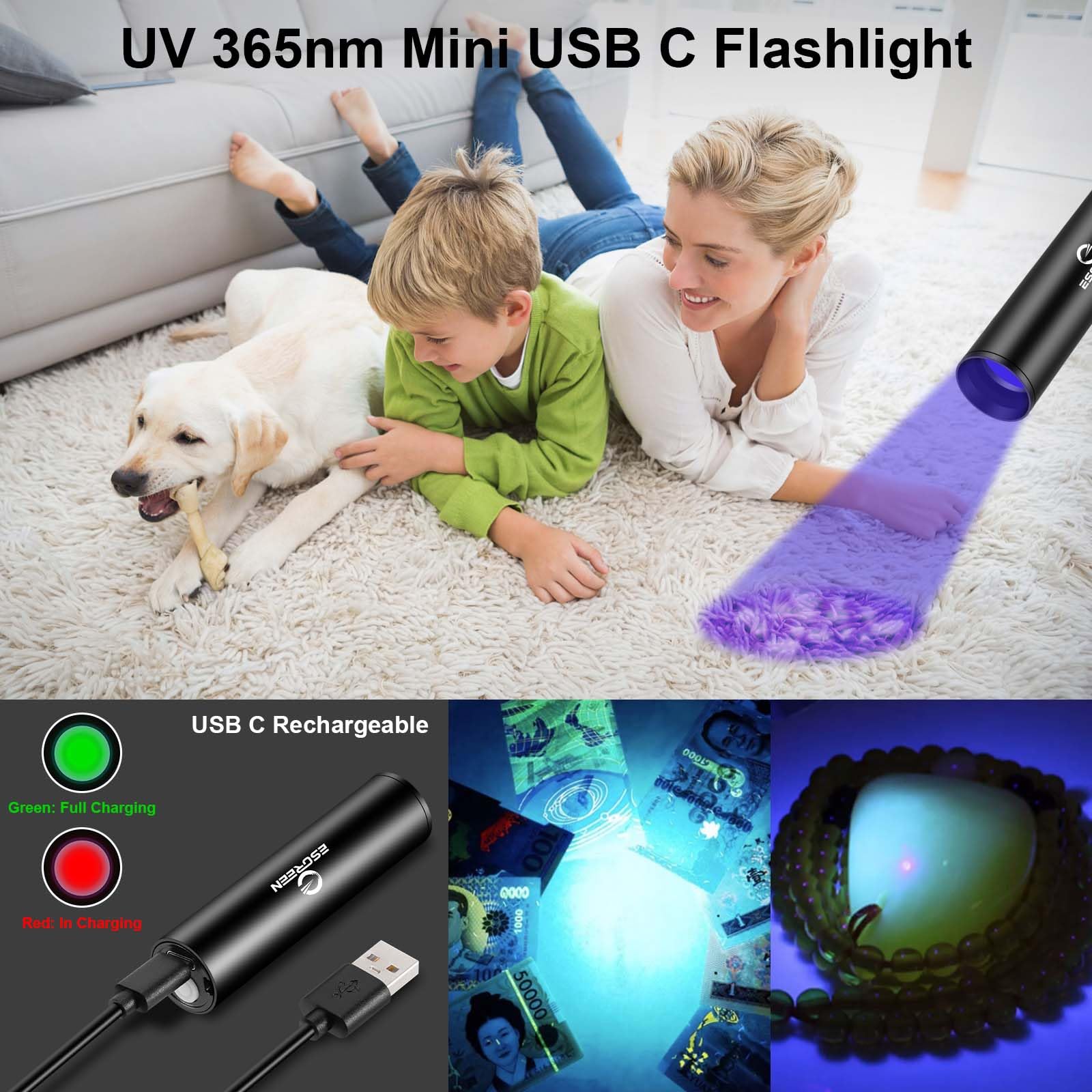 Esgreen ED0330 outdoor night usage highlights versatile flood and spot lighting.