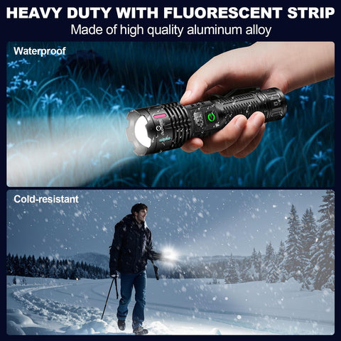 Clip-on design keeps ED2405B handy on belt or bag