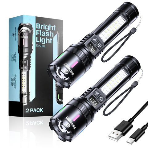 Esgreen LED flashlight with 10,000 lumens for long-range visibility on outdoor adventures