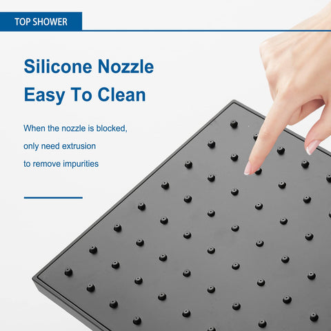 Esnbia anti corrosion matte black finish resists scratches and tarnish in humid bathrooms.