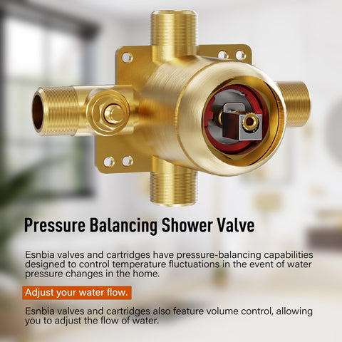 Esnbia detailed handles brushed gold add modern style and durability