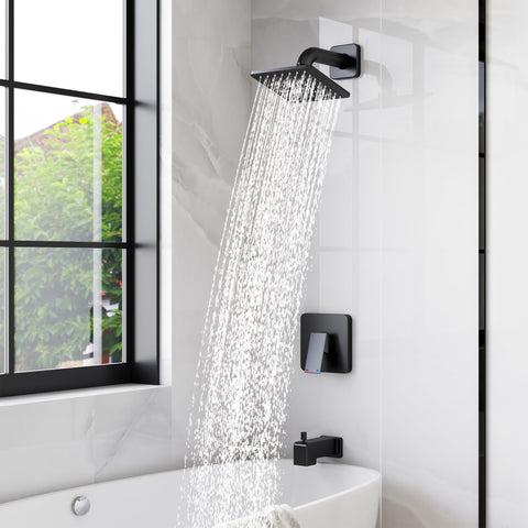 Esnbia tubspout with diverter for easy outlet switching