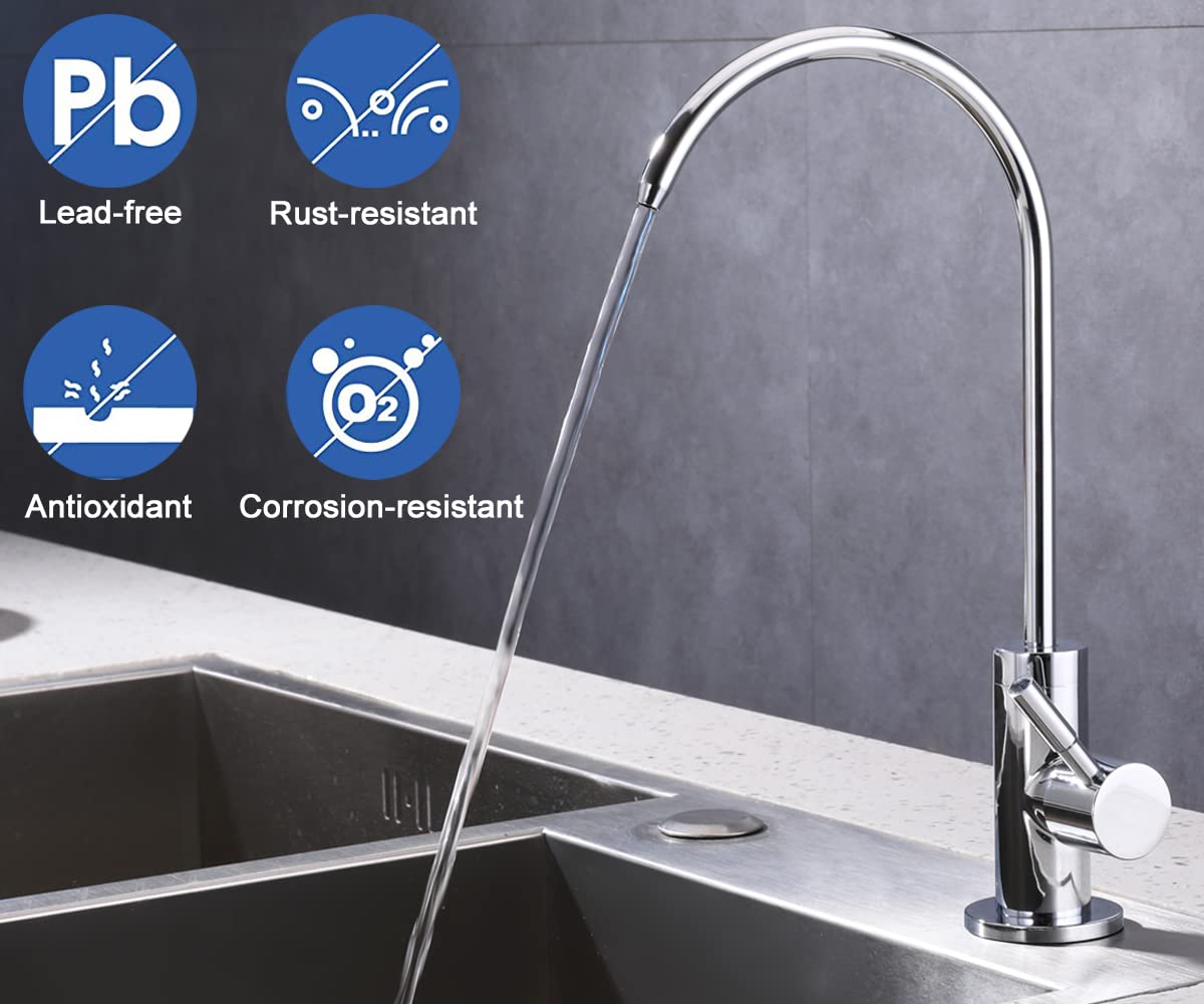 ESOW 360-degree swivel spout enables easy rinsing and filling
