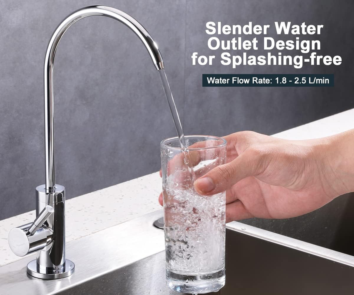 ESOW kitchen faucet fits most filtration systems for reliable filtered water