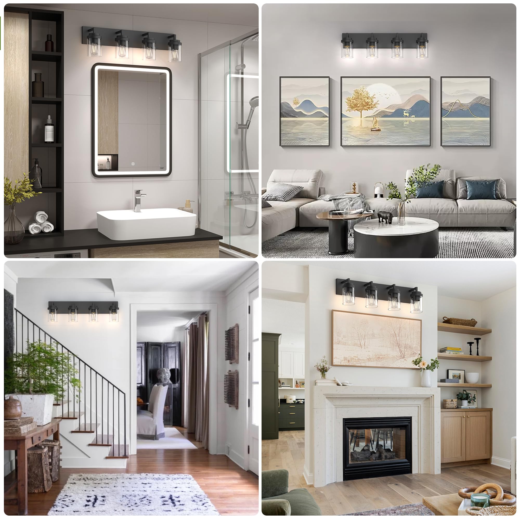 Espird bathroom light supports dimmable options with compatible bulbs.