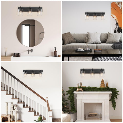 Espird vanity light installed over a mirror—even illumination for grooming.