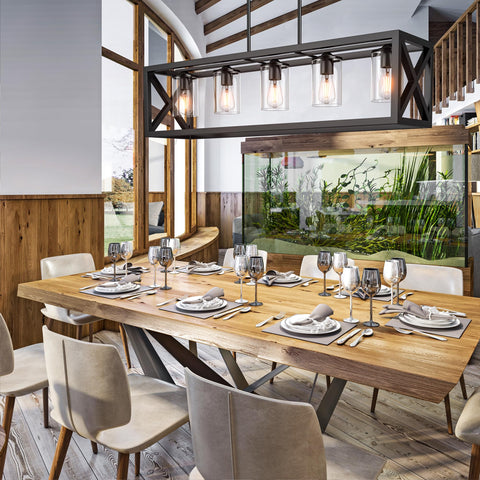 Espird dining room light with waterproof anti-rust coating for kitchens and dining