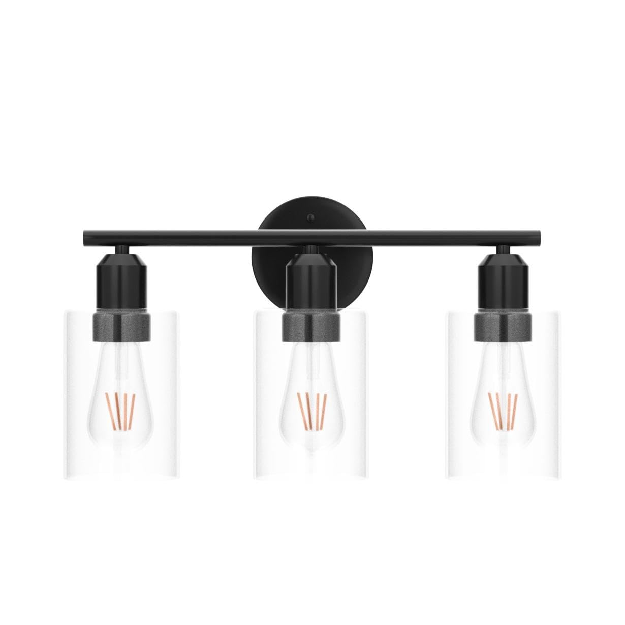 Espird vanity light with standard E26 base compatibility for bulbs