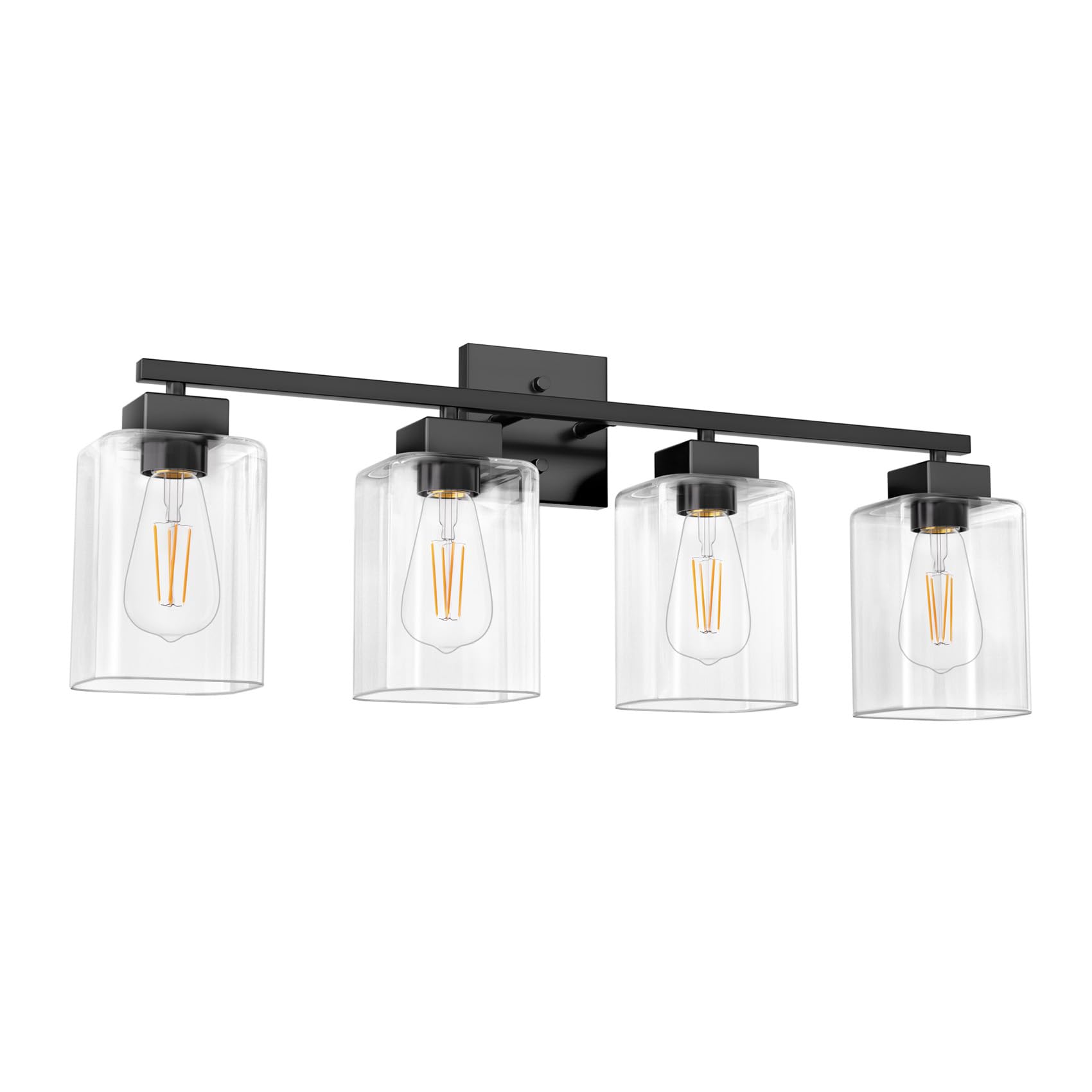 Espird vanity light over mirror adds a stylish focal point