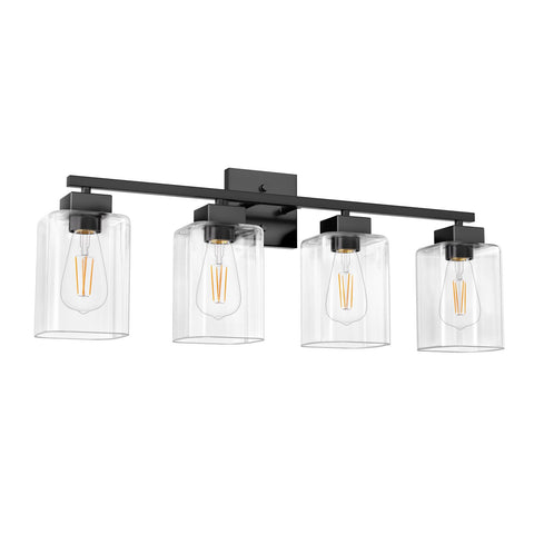 Espird vanity light over mirror adds a stylish focal point