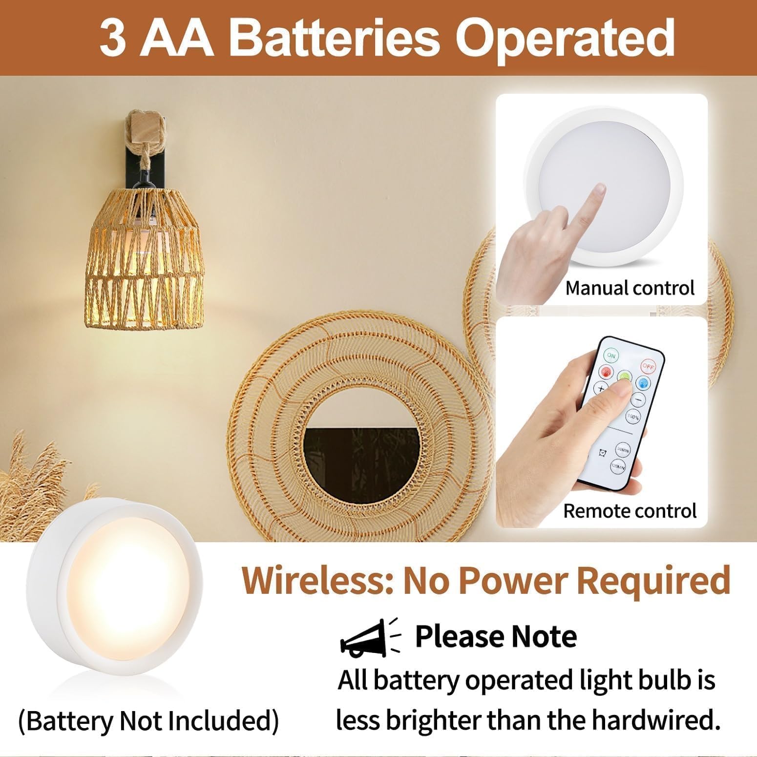 Espossi no-wiring-needed design ideal for rentals and simple mounting.