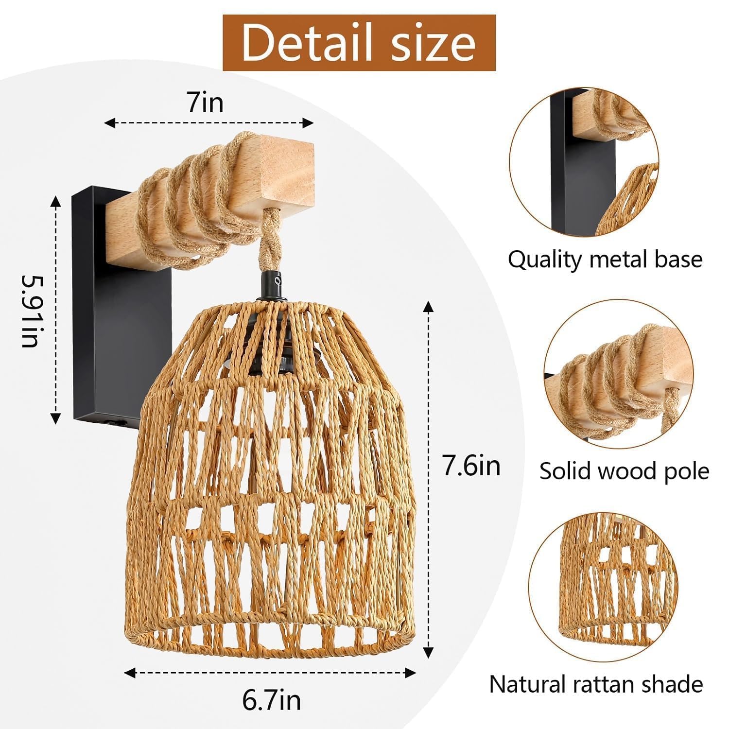 Espossi remote-controlled dimmable sconce offering adjustable warm to white light.
