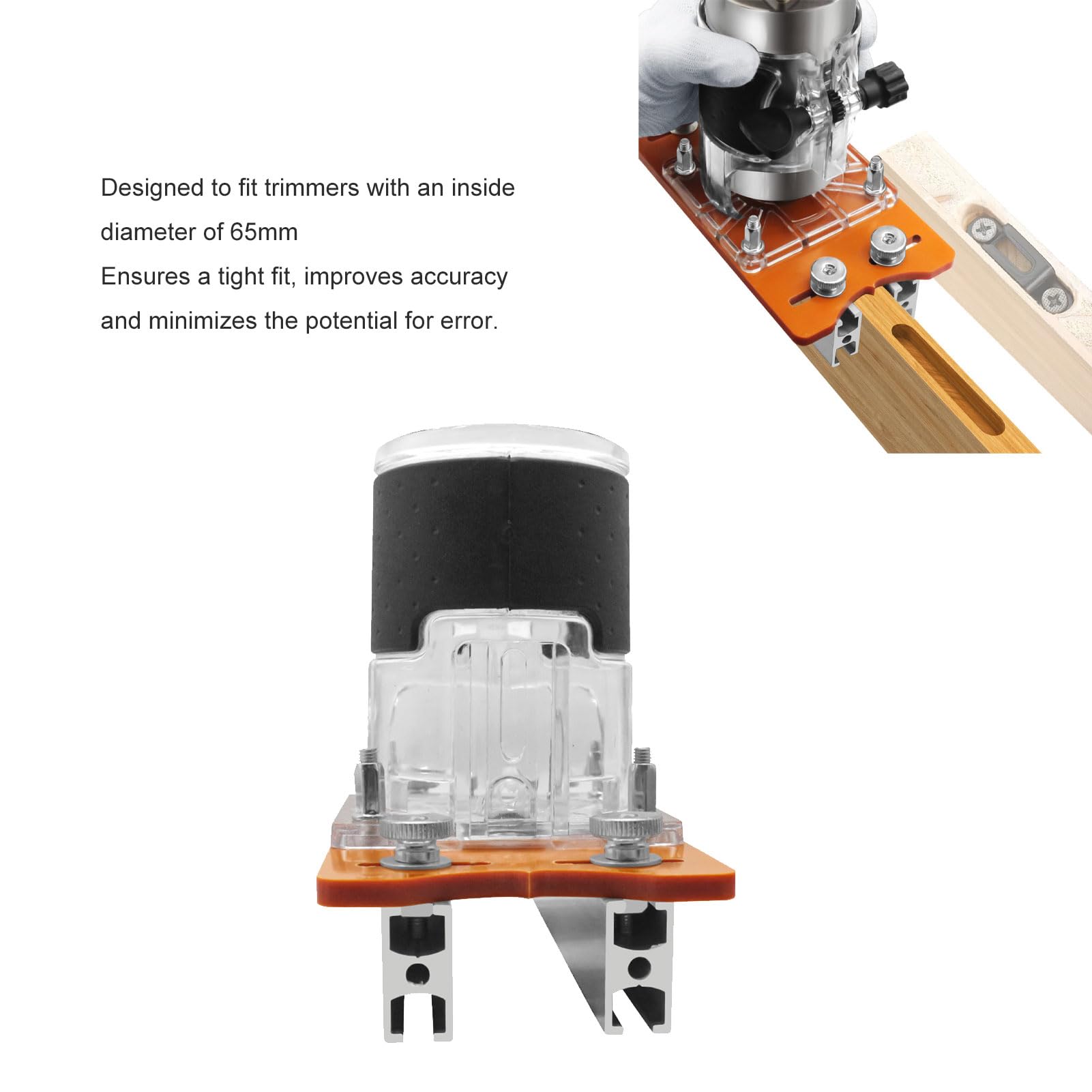 Espusta adjustable-thickness base supports 0–50mm materials for flexible carpentry.
