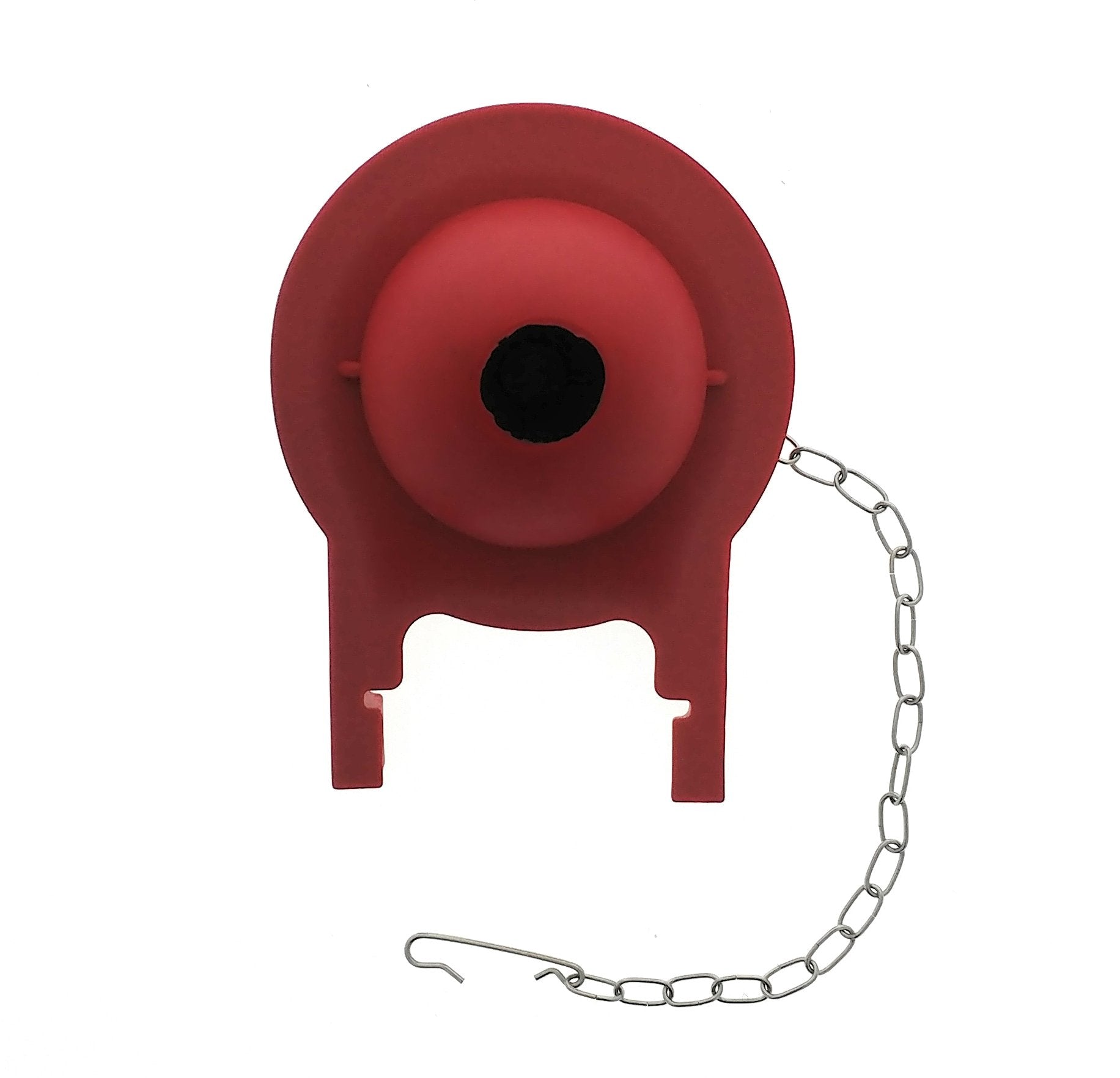 Essential Values flapper close-up highlights burr-free surface for safe, easy handling.