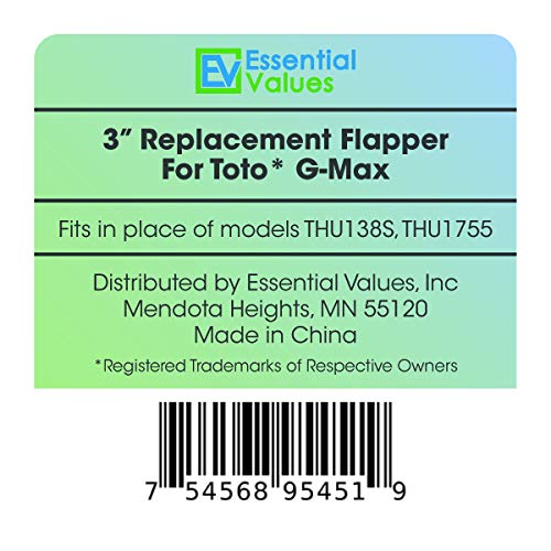 Essential Values flapper design suggests potential for lower water bills in use.