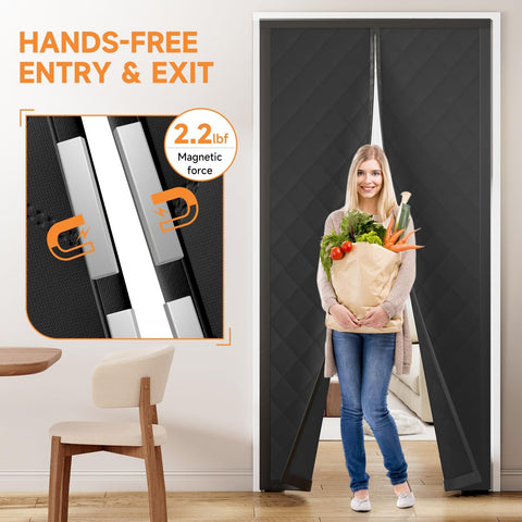 Esteh installation uses adhesive hook and loop for quick setup.