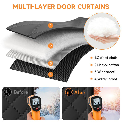 Esteh soft cotton core locks in warmth for a cozy doorway.