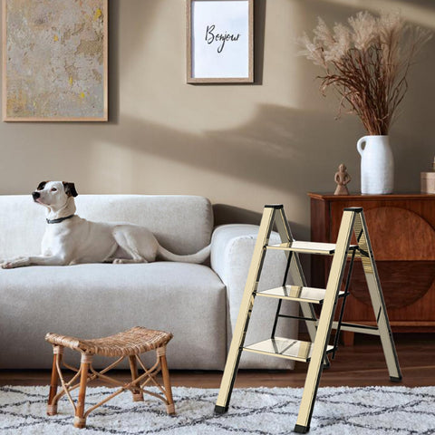 ESTIFY foldable ladder doubles as decor when stored