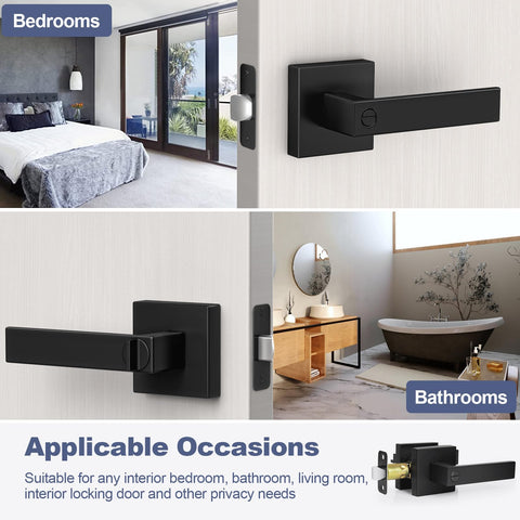 Estmoon anti-sawing bolt adds extra security for privacy doors.