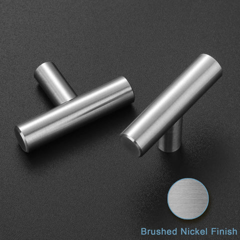 Estmoon brushed nickel cabinet knob wide-shot showcasing versatile design.