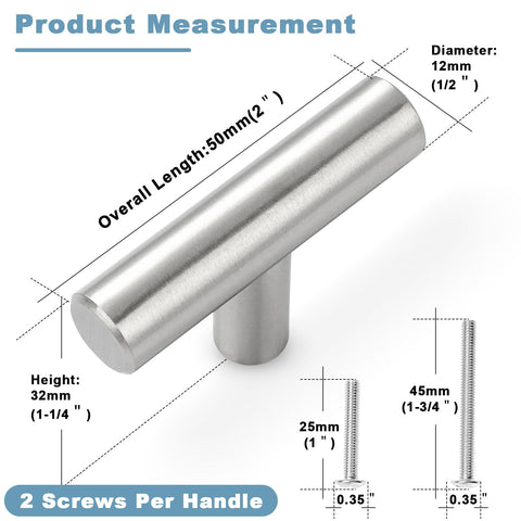Estmoon brushed nickel fingerprint-resistant knob reduces smudges.