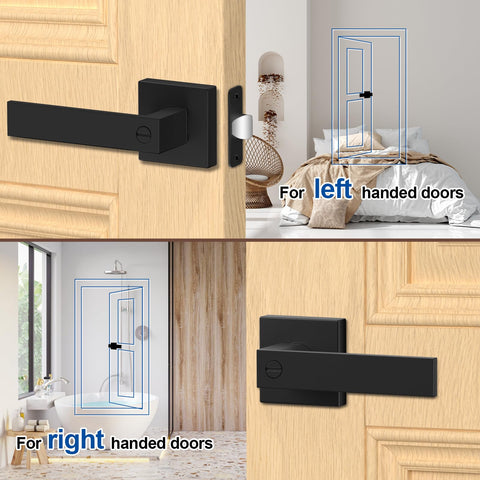 Estmoon door thickness range 38-44mm fits common interior doors