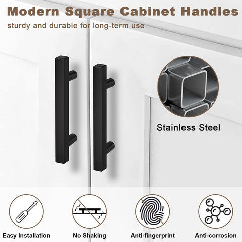 Installed Estmoon pulls on a modern drawer for a refined look.