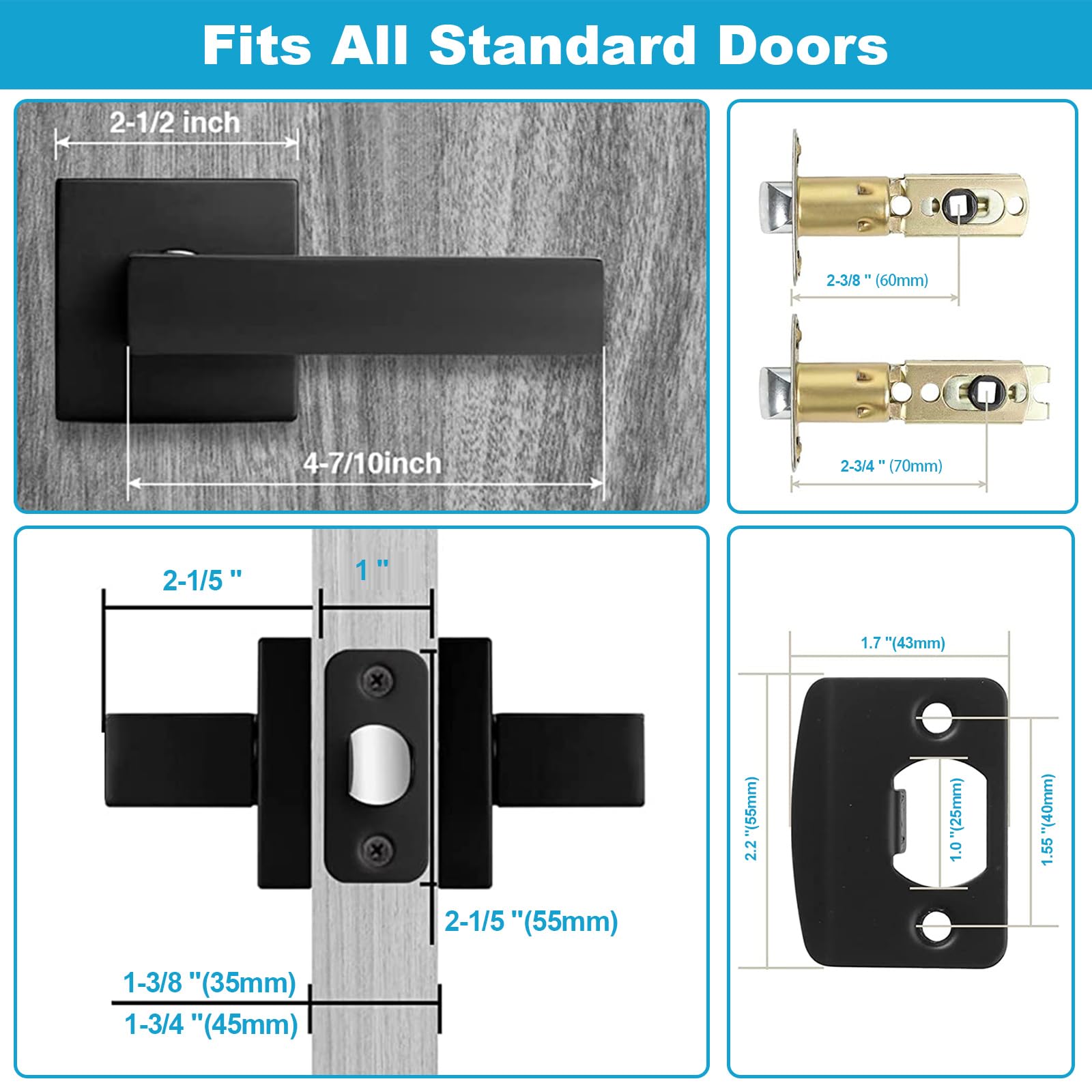 Estmoon easy installation with screwdriver-ready setup