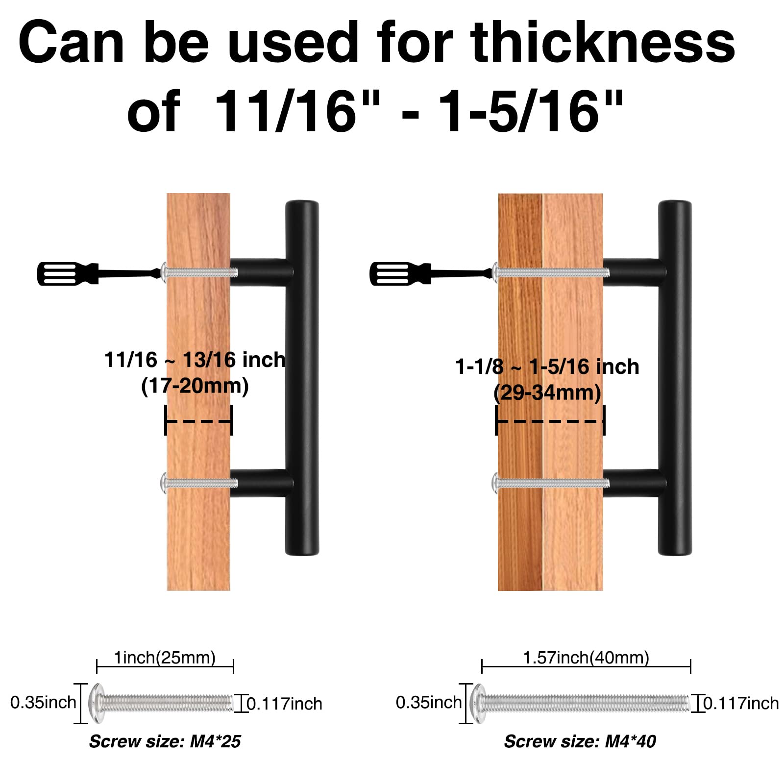 Estmoon packaging protects cabinet handles from scratches in transit.