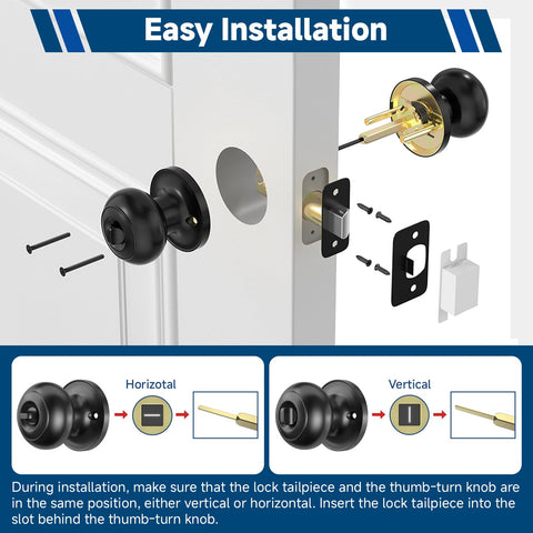 Estmoon compatible with both right- and left-handed doors.