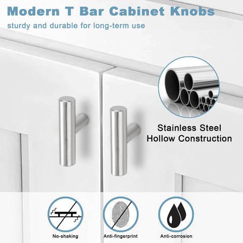 Estmoon stainless steel drawer knob 50mm for durable use.