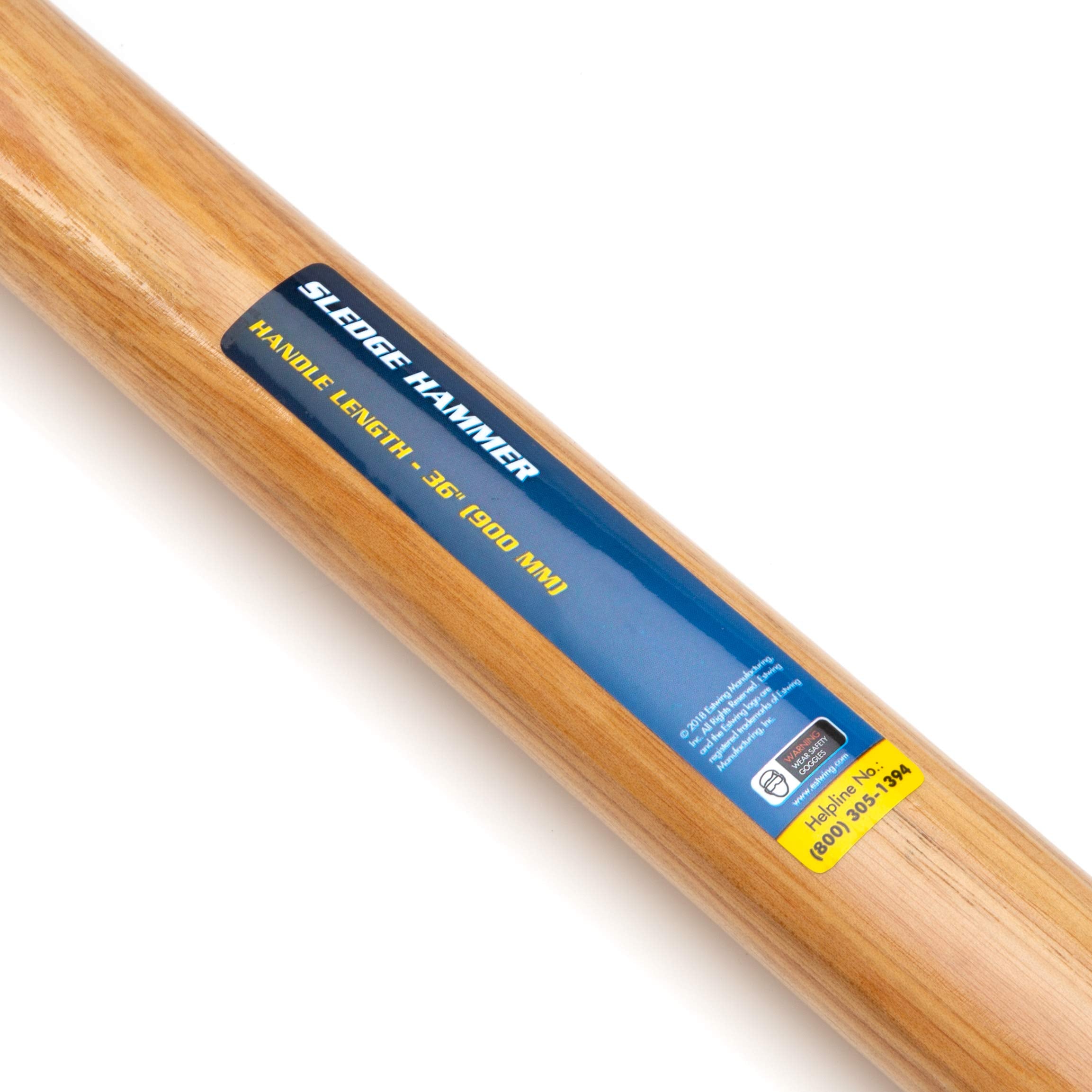 Estwing sledge hammer during demolition shows durable construction for tough jobs.