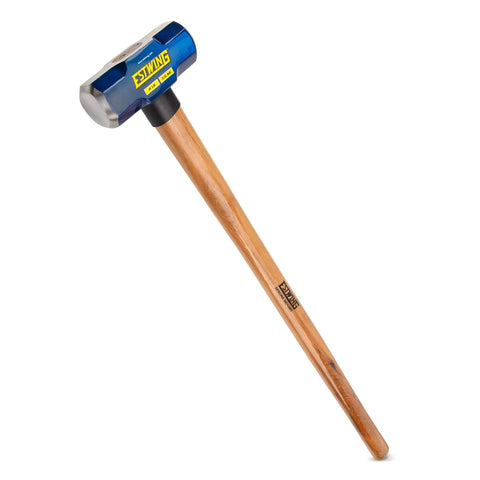 Estwing 8-Pound Sledge hammer head close-up shows durable forged steel.