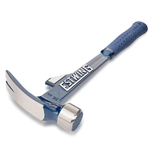 Estwing Hammertooth hammer milled face for cleaner nails and controlled splits